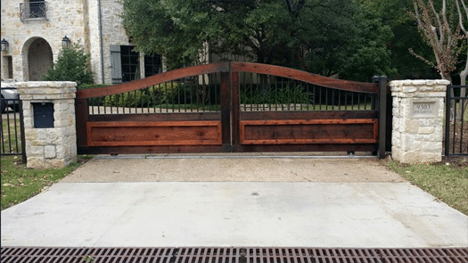 Wrought Iron Driveway Gate